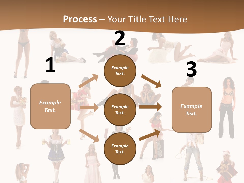 Photography Poses For Women PowerPoint Template