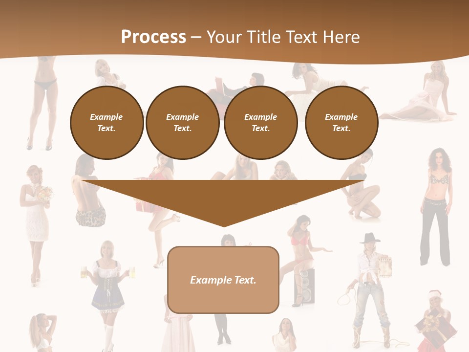 Photography Poses For Women PowerPoint Template