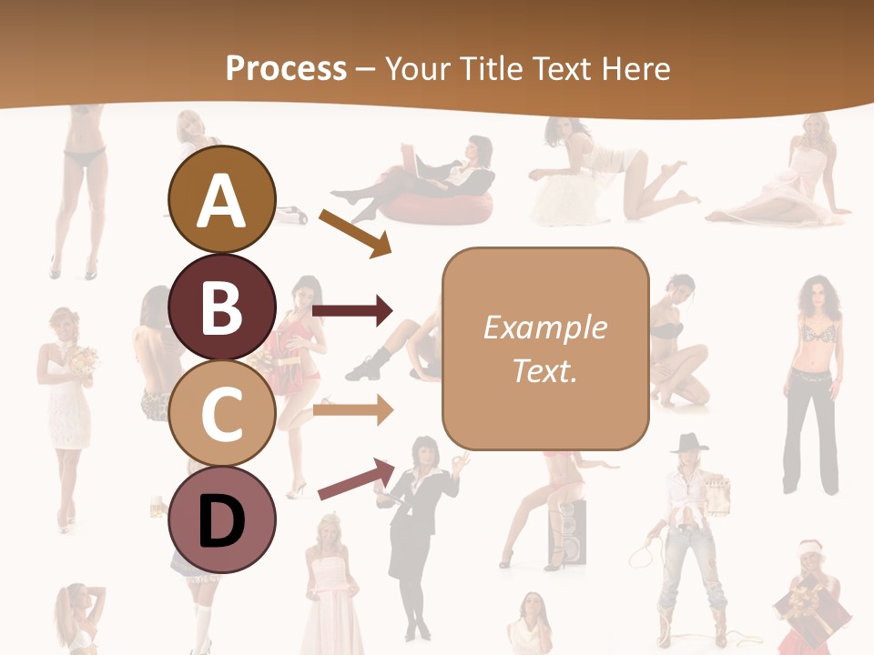 Photography Poses For Women PowerPoint Template