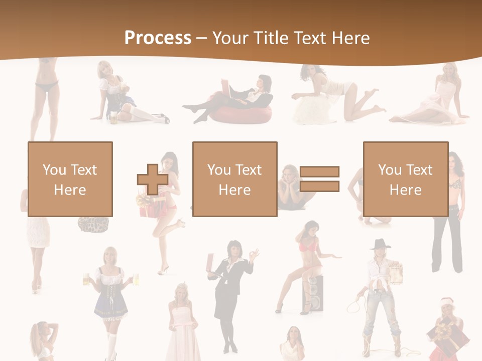 Photography Poses For Women PowerPoint Template