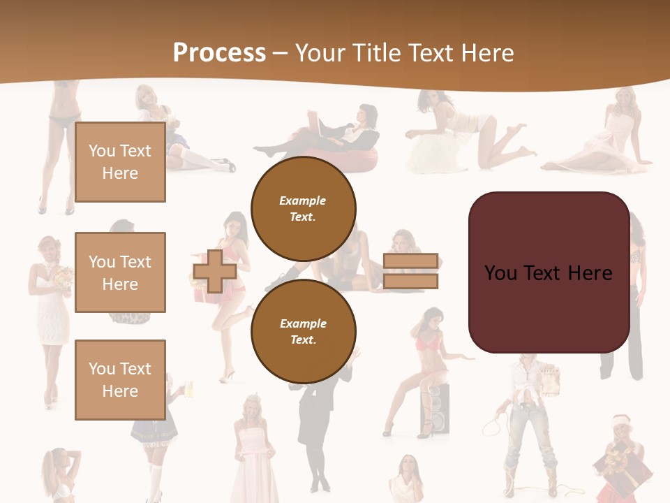 Photography Poses For Women PowerPoint Template