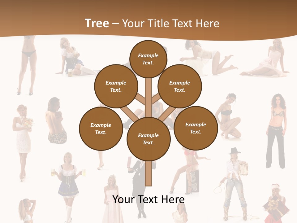 Photography Poses For Women PowerPoint Template