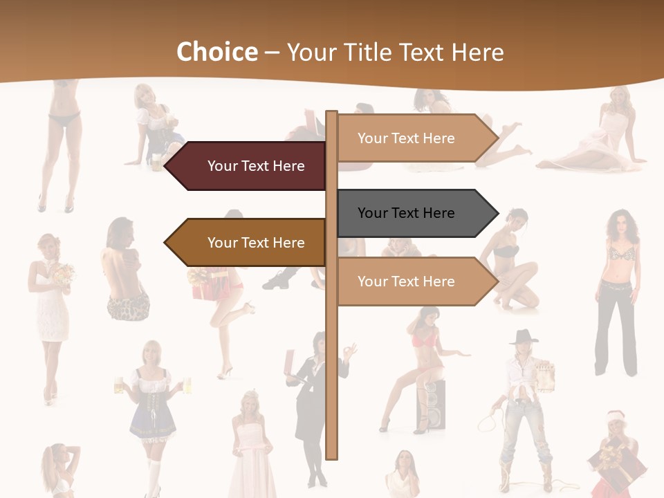 Photography Poses For Women PowerPoint Template