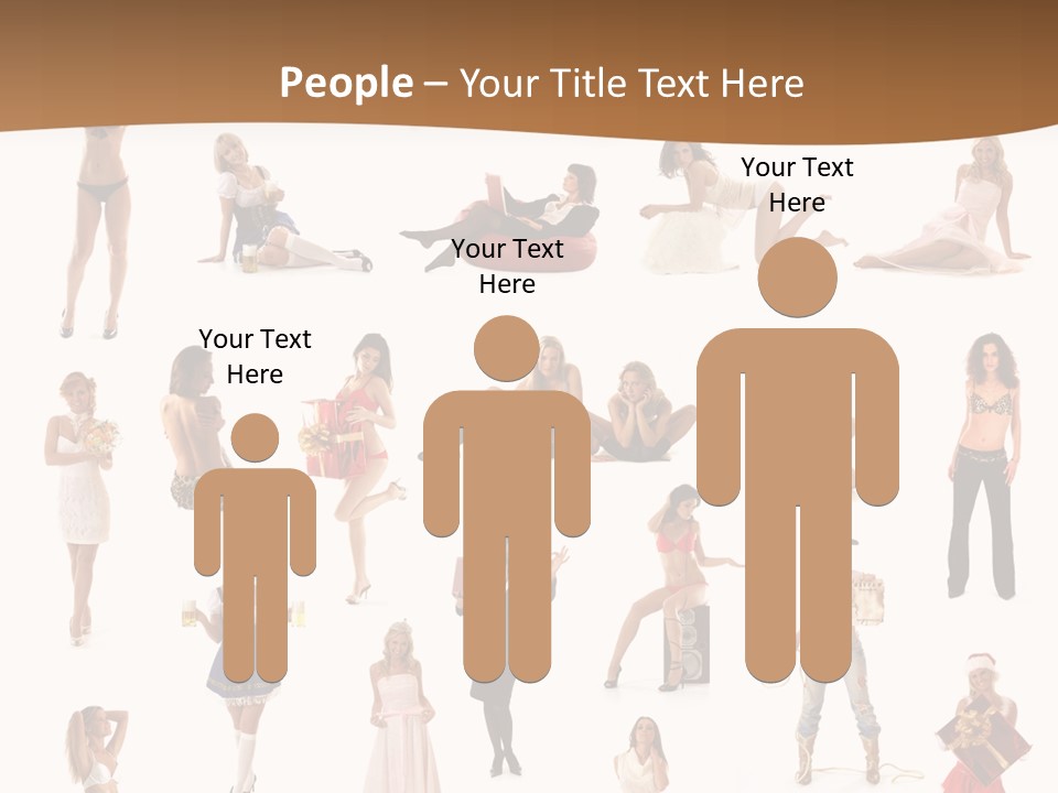 Photography Poses For Women PowerPoint Template