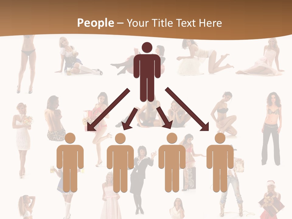 Photography Poses For Women PowerPoint Template