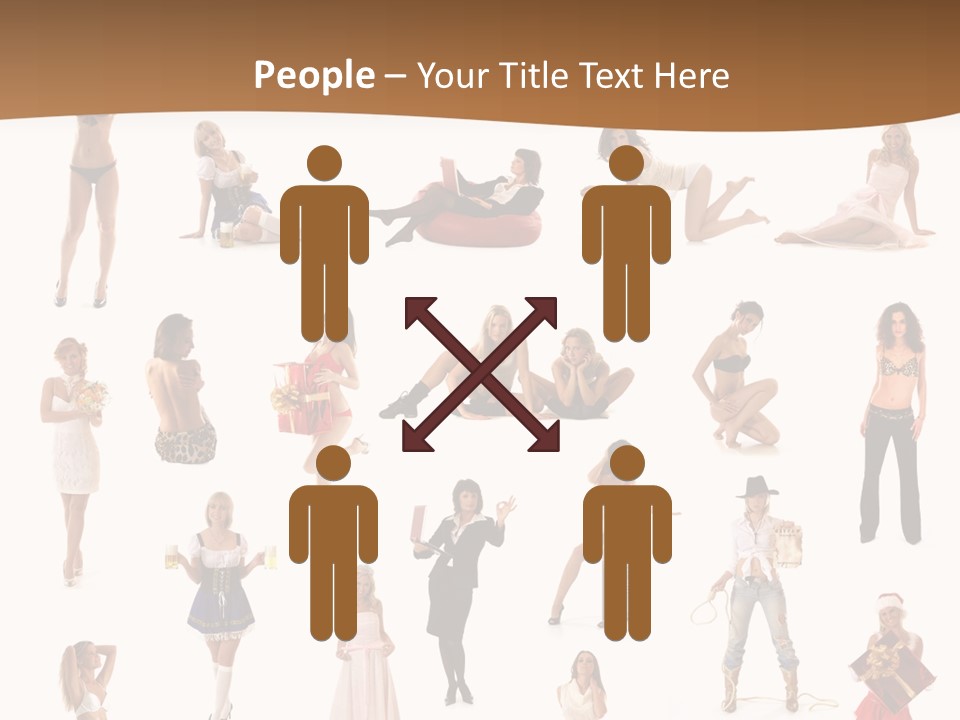 Photography Poses For Women PowerPoint Template