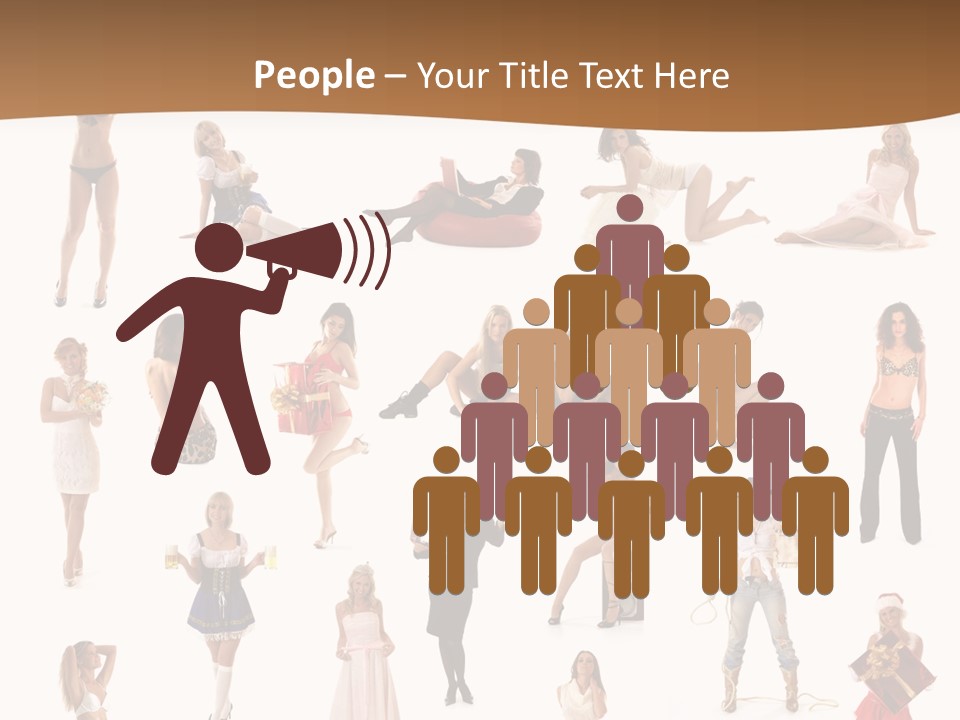 Photography Poses For Women PowerPoint Template