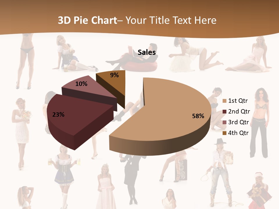 Photography Poses For Women PowerPoint Template