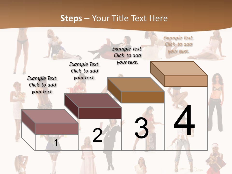Photography Poses For Women PowerPoint Template