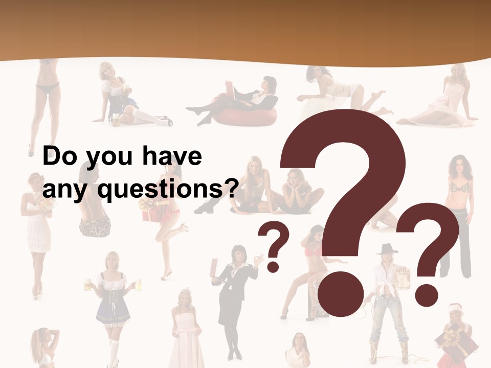 Photography Poses For Women PowerPoint Template