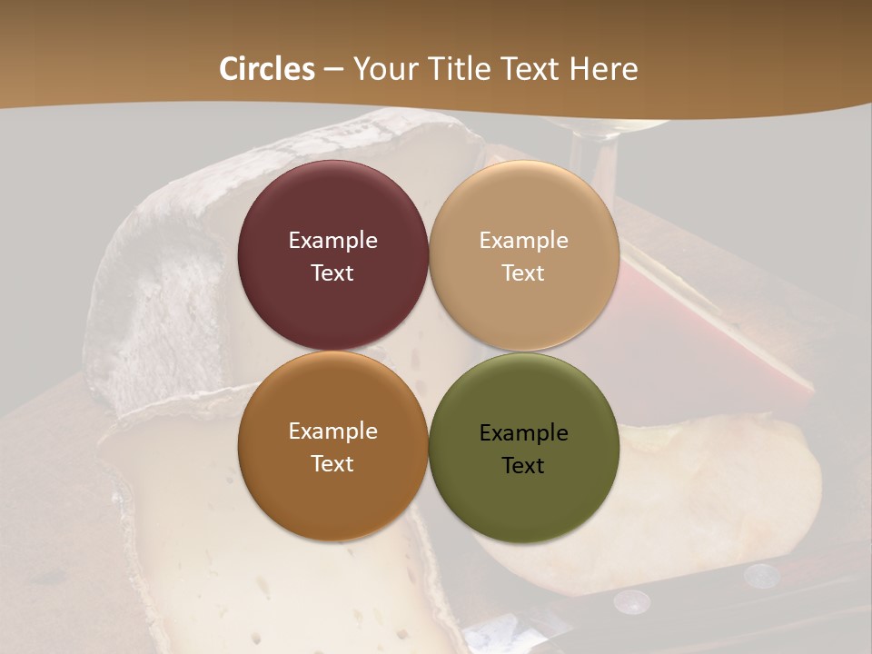 French Wine And Cheese PowerPoint Template