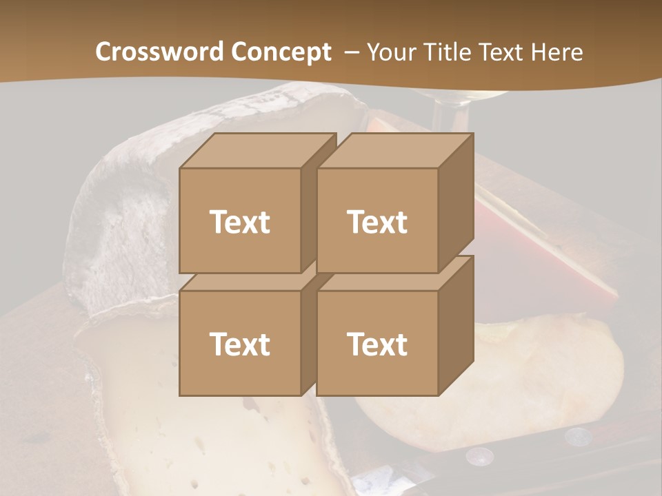 French Wine And Cheese PowerPoint Template