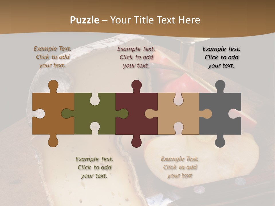 French Wine And Cheese PowerPoint Template