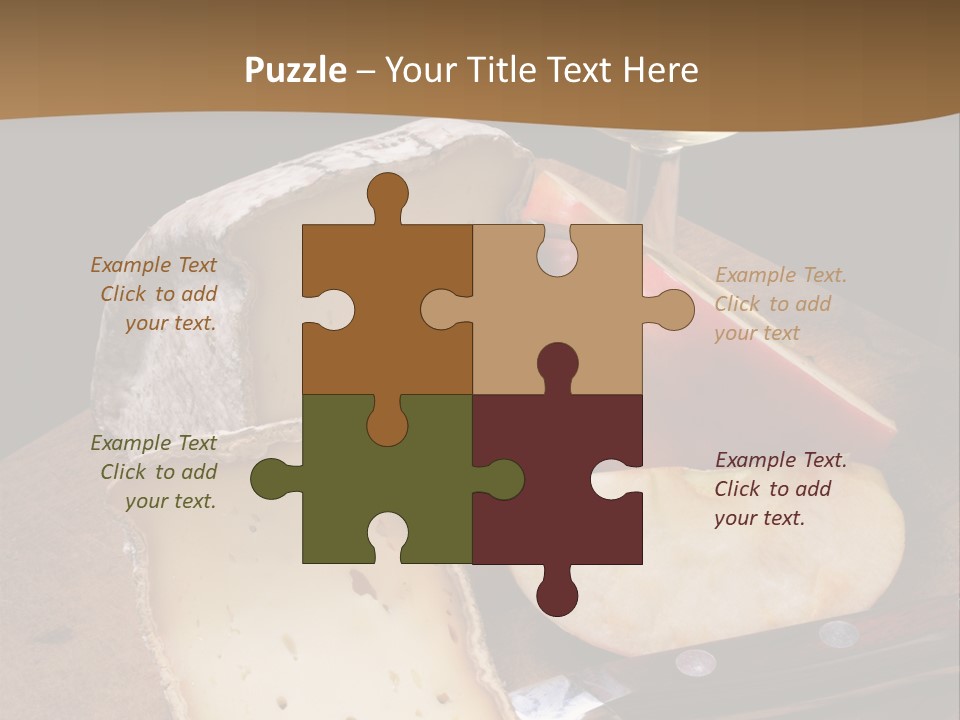 French Wine And Cheese PowerPoint Template