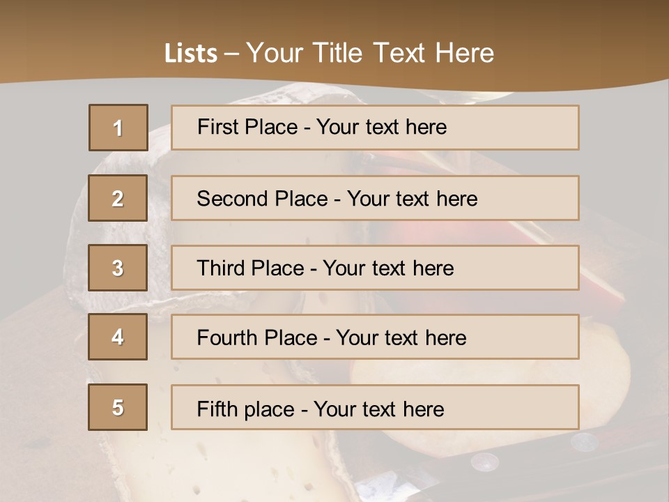 French Wine And Cheese PowerPoint Template