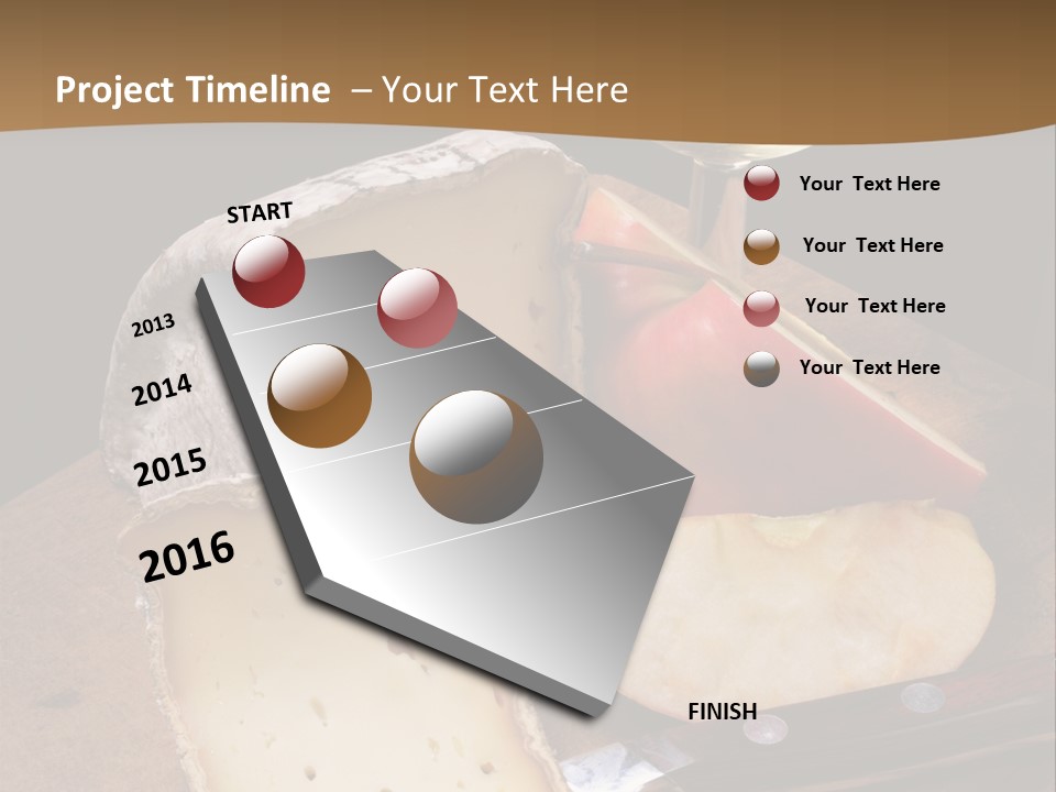 French Wine And Cheese PowerPoint Template