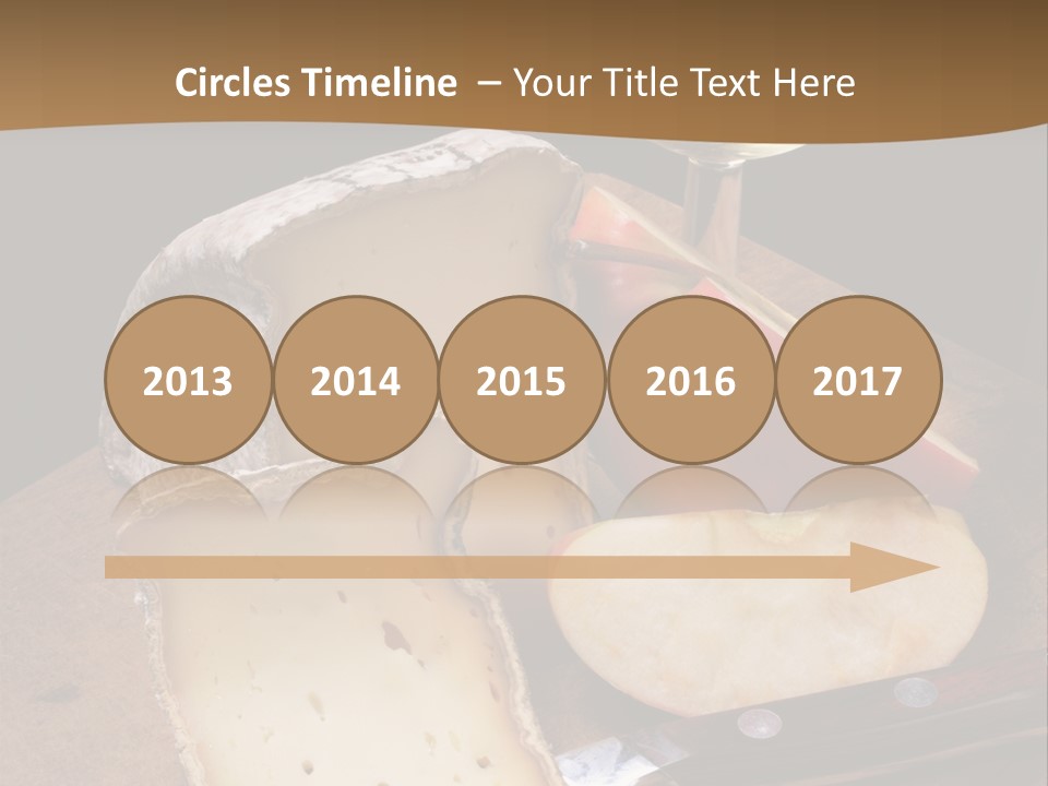 French Wine And Cheese PowerPoint Template