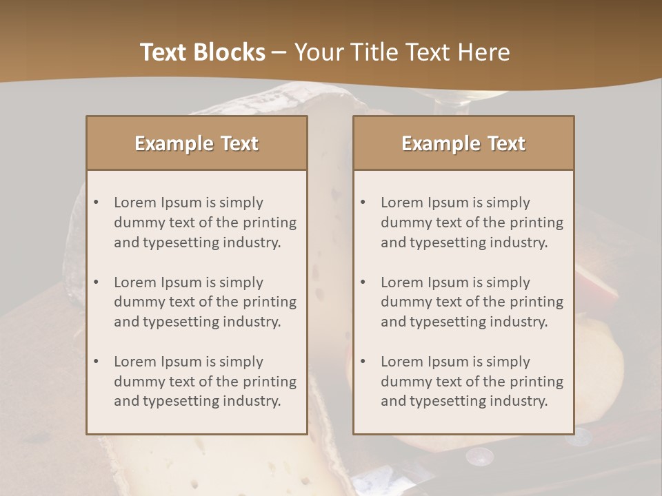 French Wine And Cheese PowerPoint Template