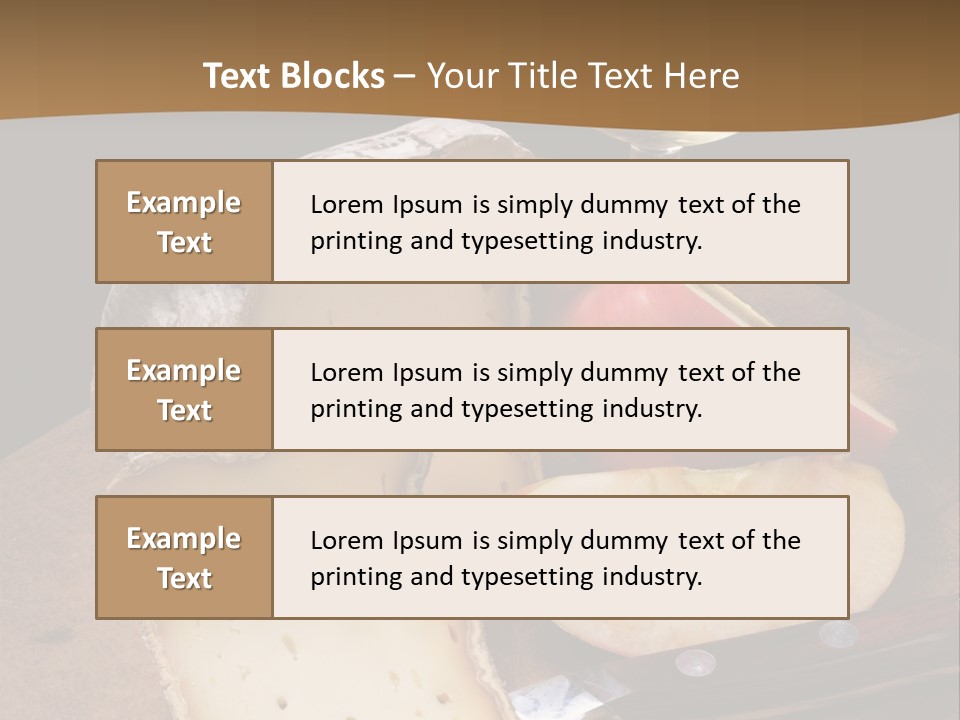 French Wine And Cheese PowerPoint Template