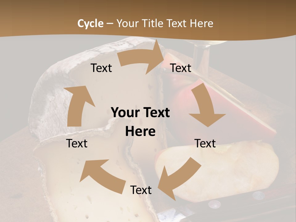 French Wine And Cheese PowerPoint Template