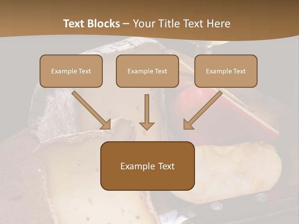 French Wine And Cheese PowerPoint Template