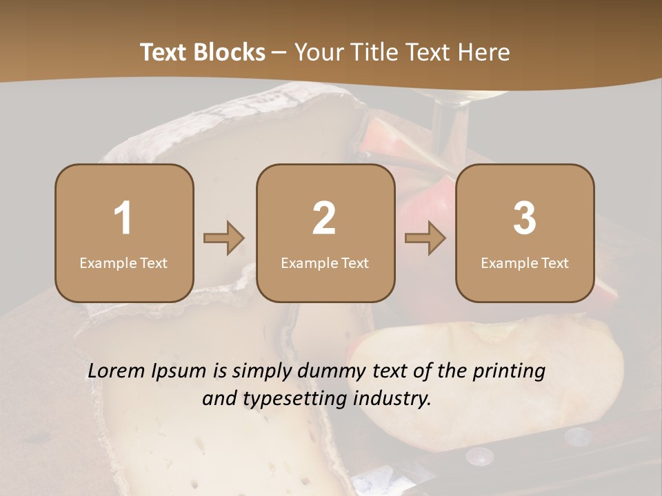 French Wine And Cheese PowerPoint Template