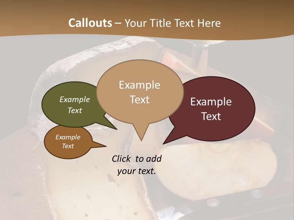 French Wine And Cheese PowerPoint Template