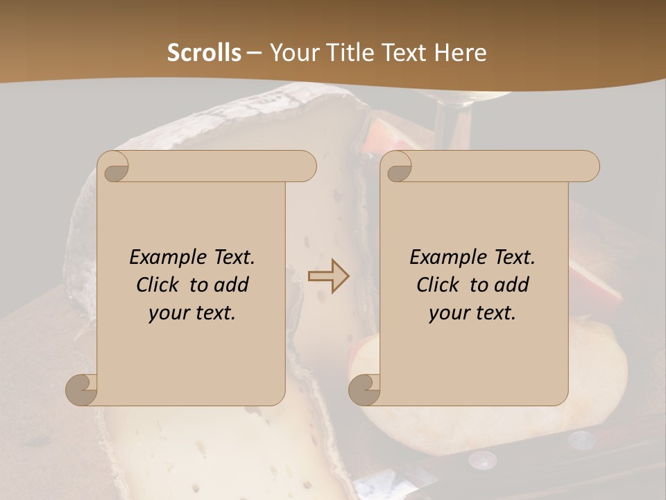 French Wine And Cheese PowerPoint Template