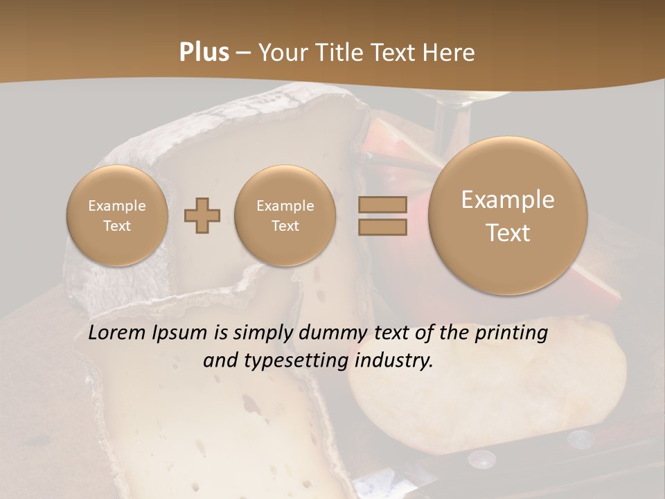 French Wine And Cheese PowerPoint Template