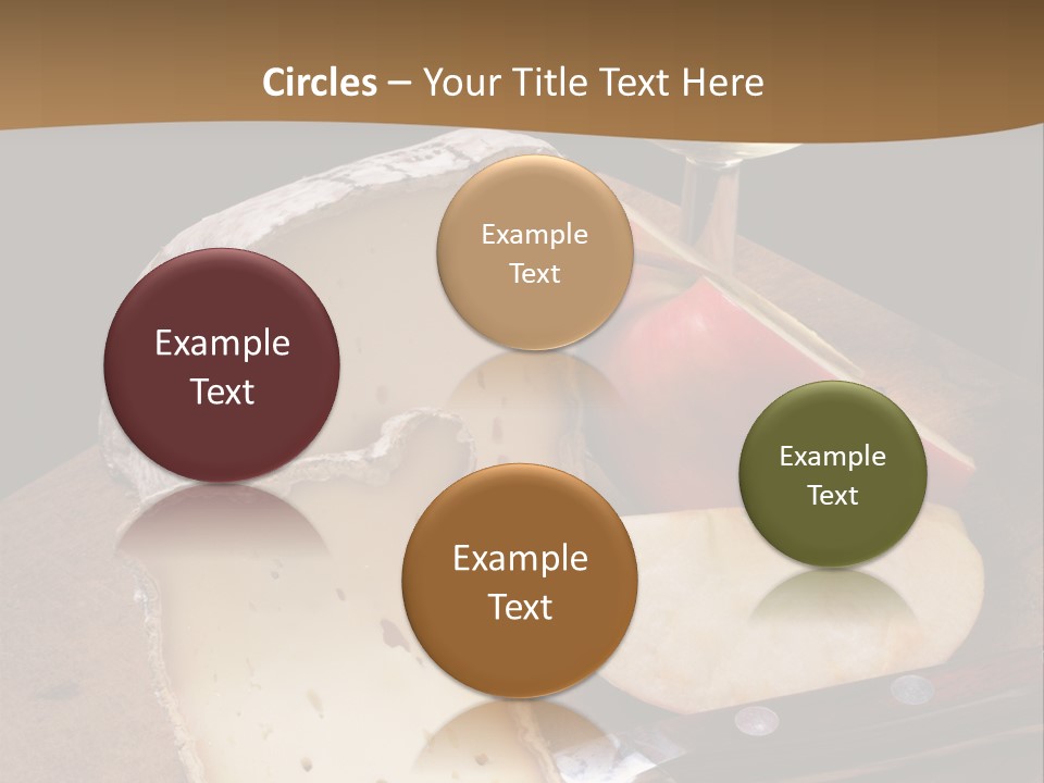 French Wine And Cheese PowerPoint Template