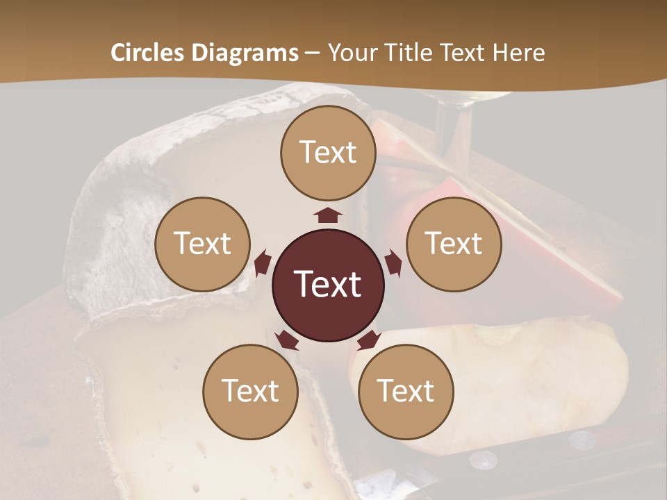 French Wine And Cheese PowerPoint Template