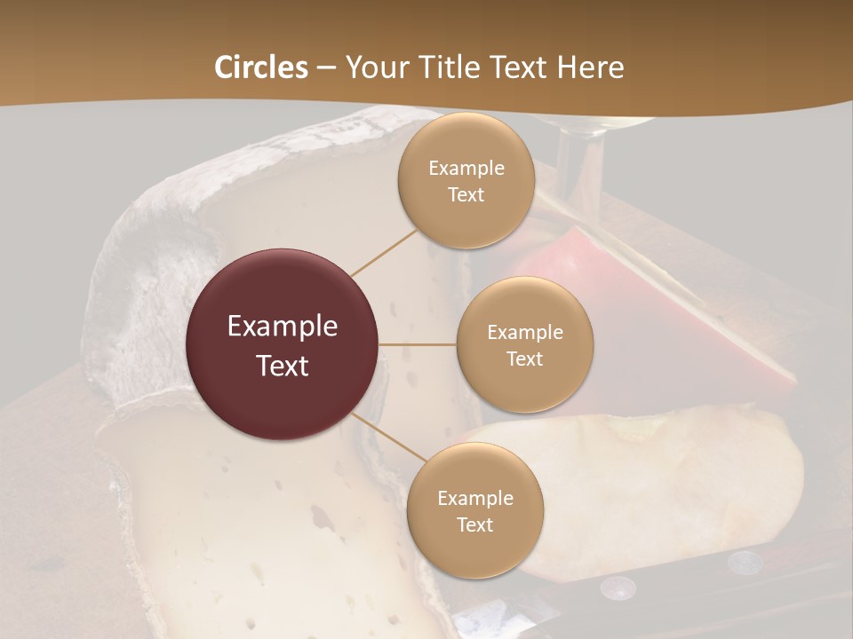 French Wine And Cheese PowerPoint Template