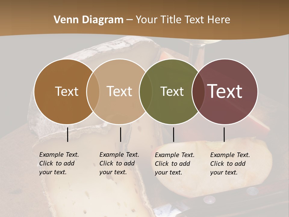 French Wine And Cheese PowerPoint Template