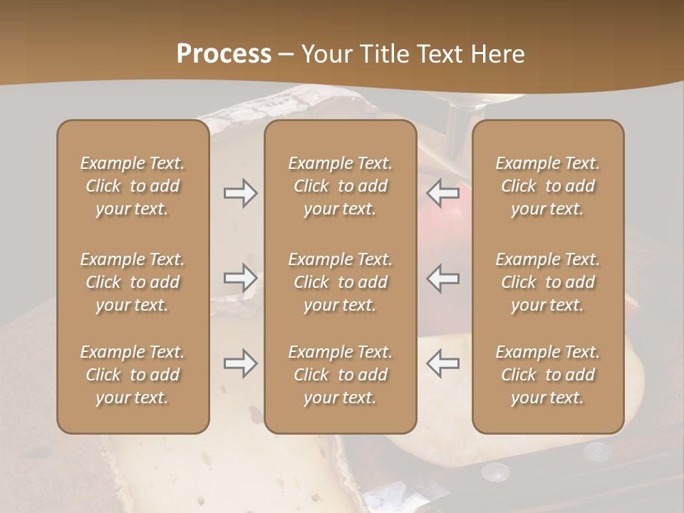 French Wine And Cheese PowerPoint Template