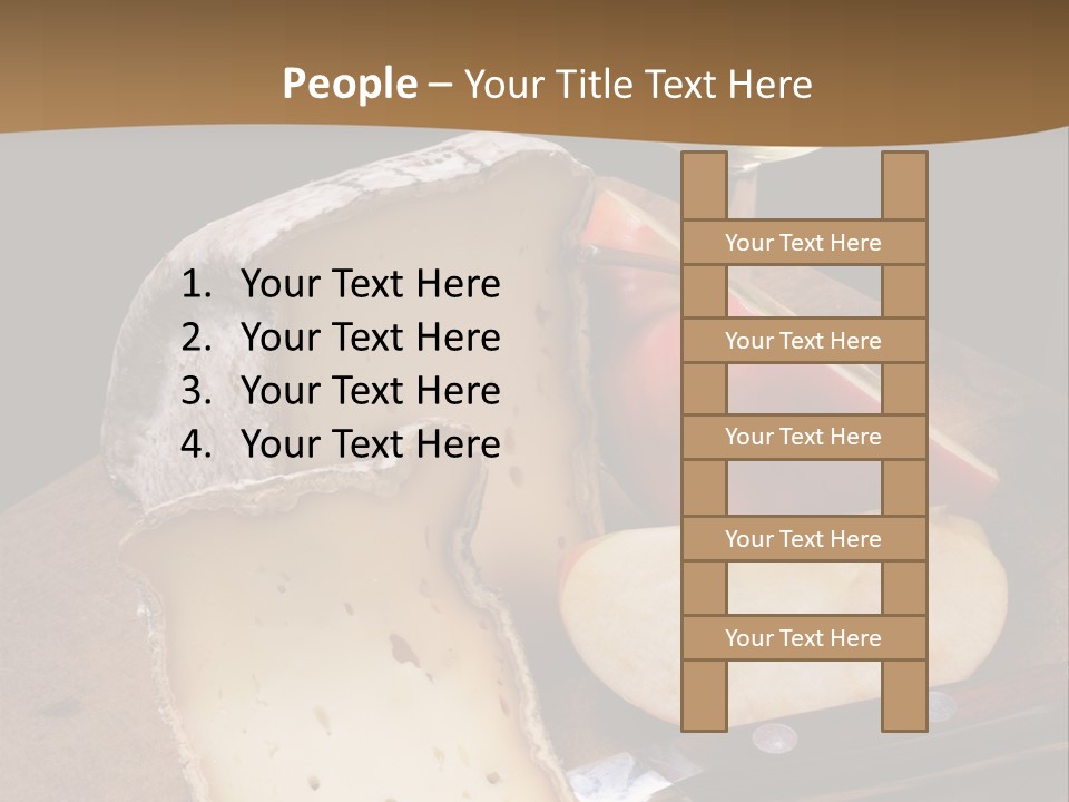 French Wine And Cheese PowerPoint Template