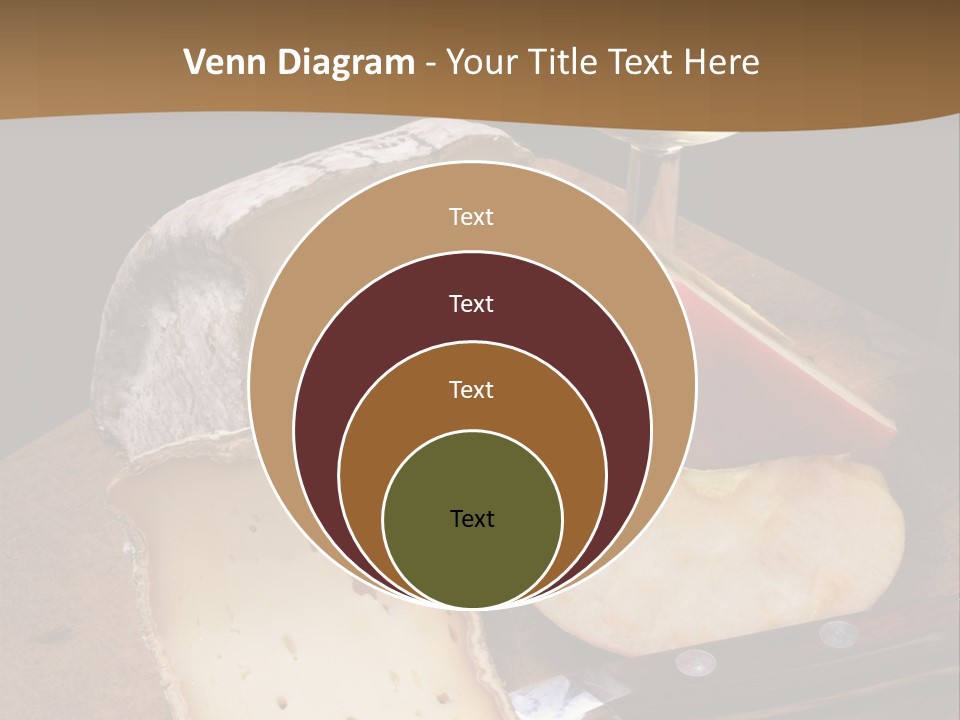 French Wine And Cheese PowerPoint Template