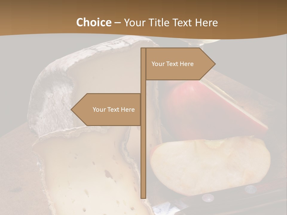 French Wine And Cheese PowerPoint Template