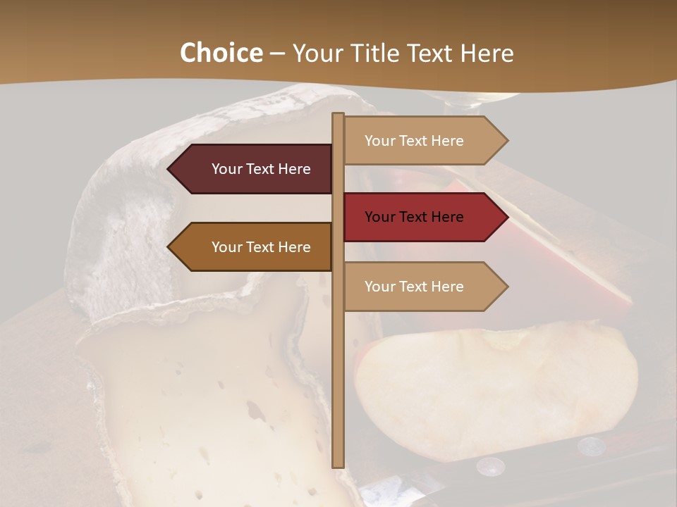 French Wine And Cheese PowerPoint Template