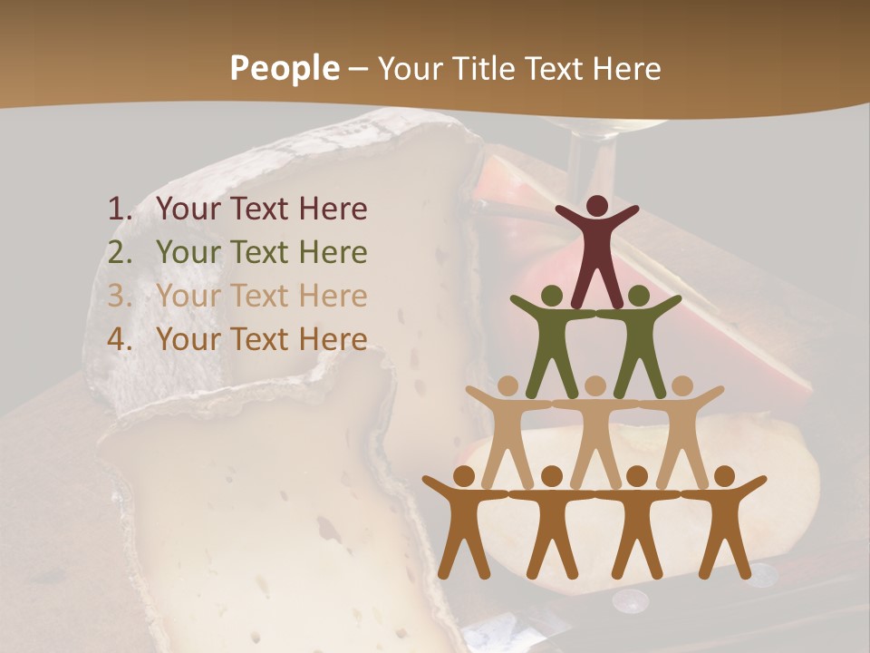 French Wine And Cheese PowerPoint Template