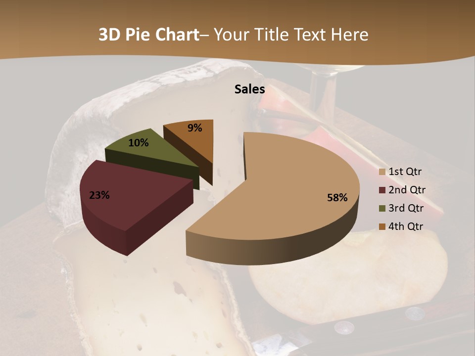 French Wine And Cheese PowerPoint Template