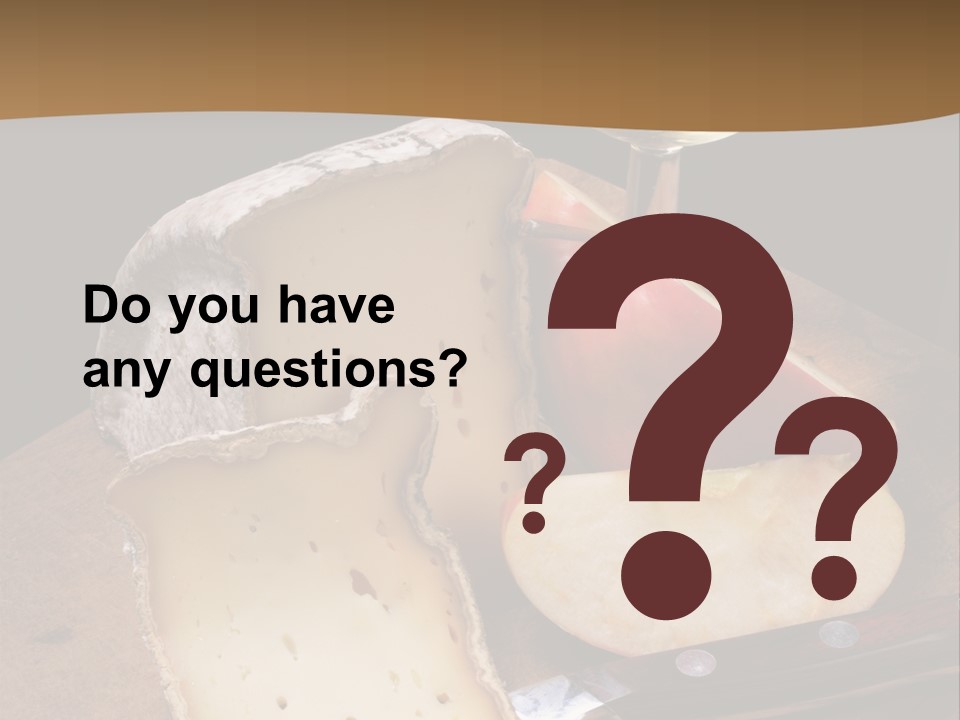 French Wine And Cheese PowerPoint Template