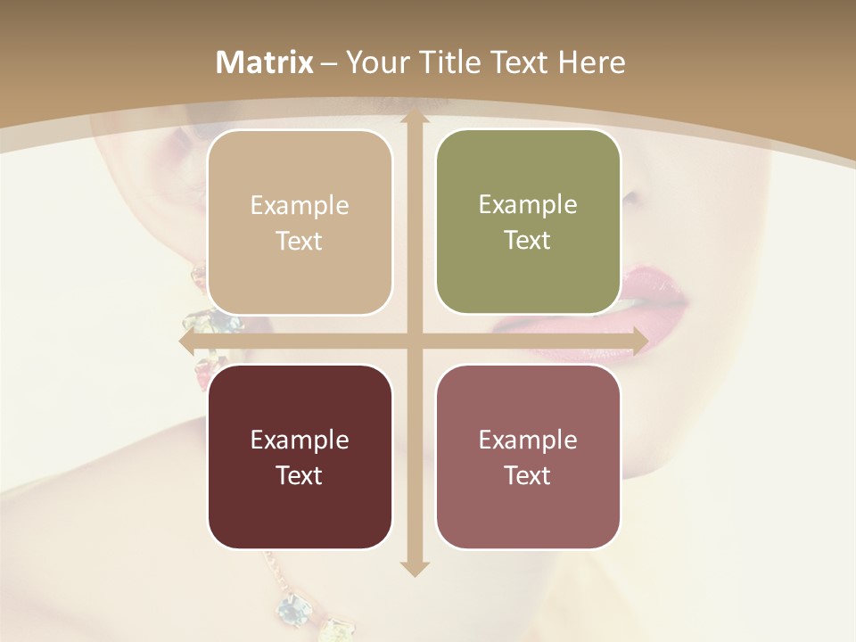 Seductive Smile PowerPoint Template