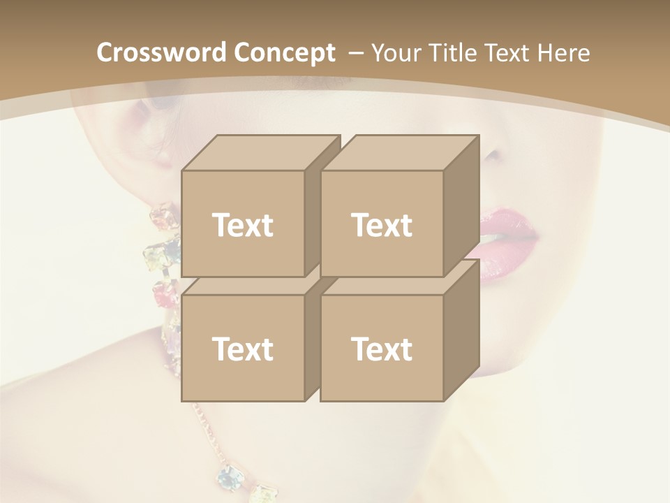 Seductive Smile PowerPoint Template