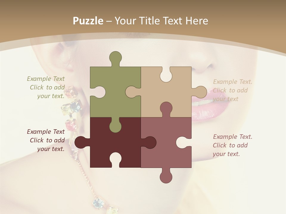 Seductive Smile PowerPoint Template