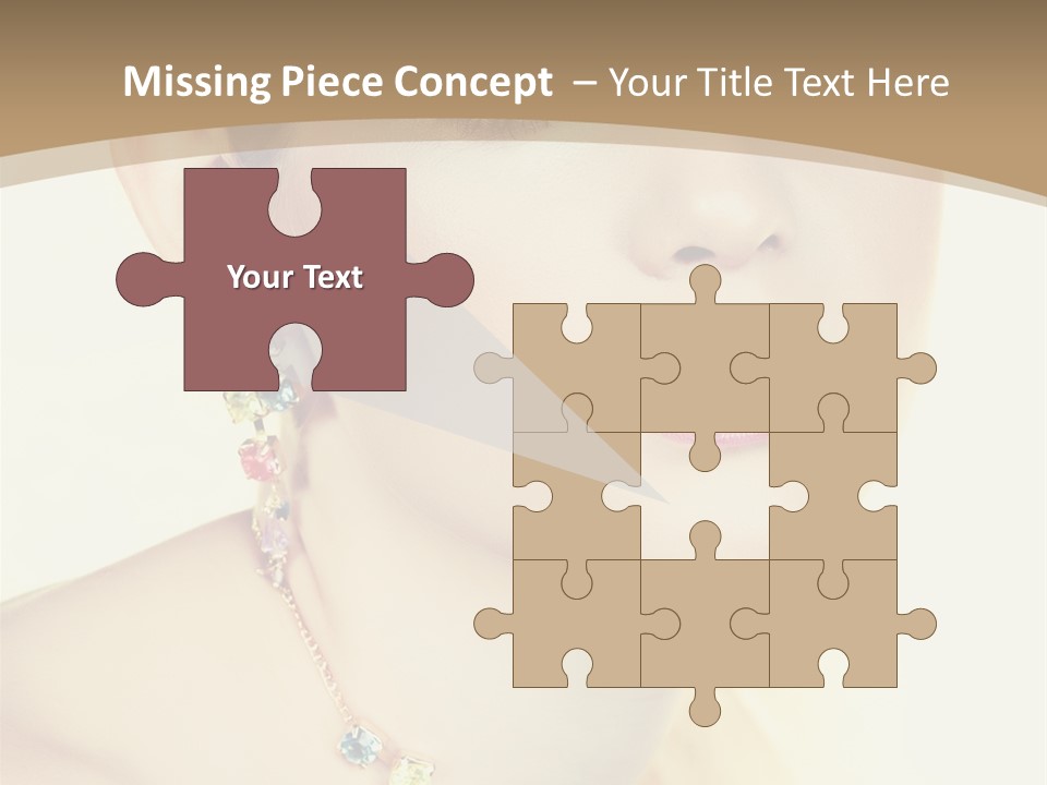 Seductive Smile PowerPoint Template