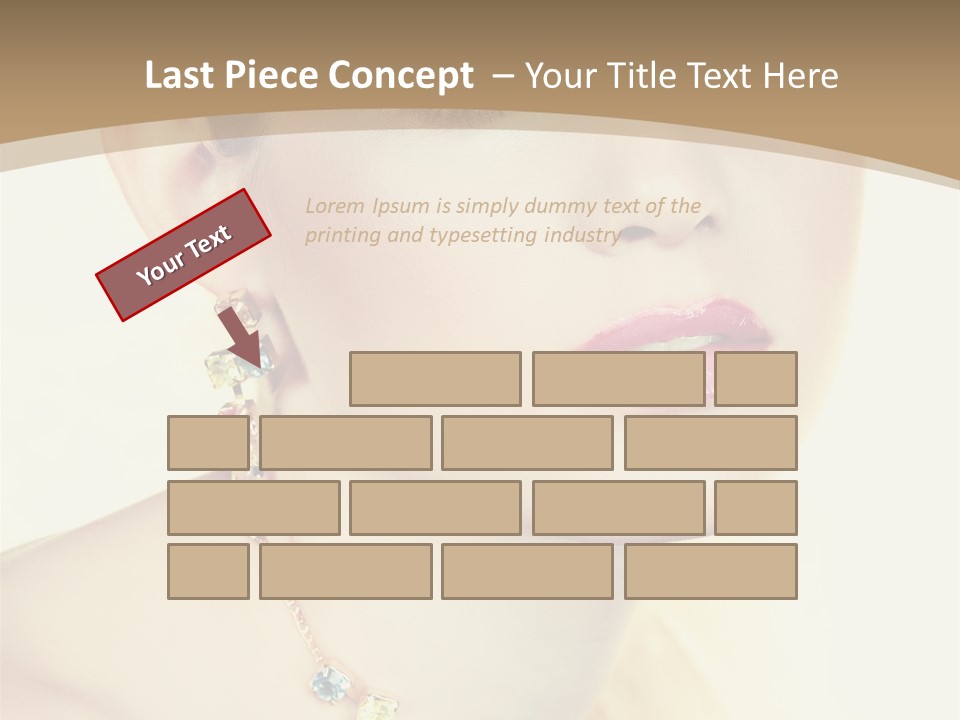 Seductive Smile PowerPoint Template