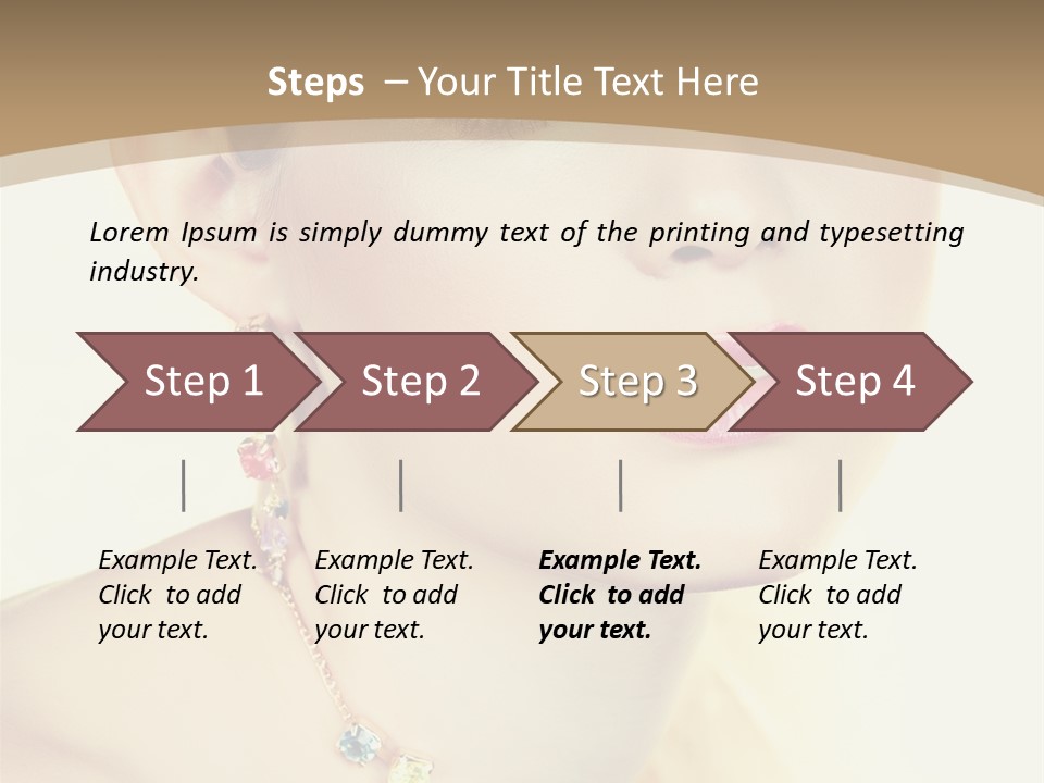 Seductive Smile PowerPoint Template