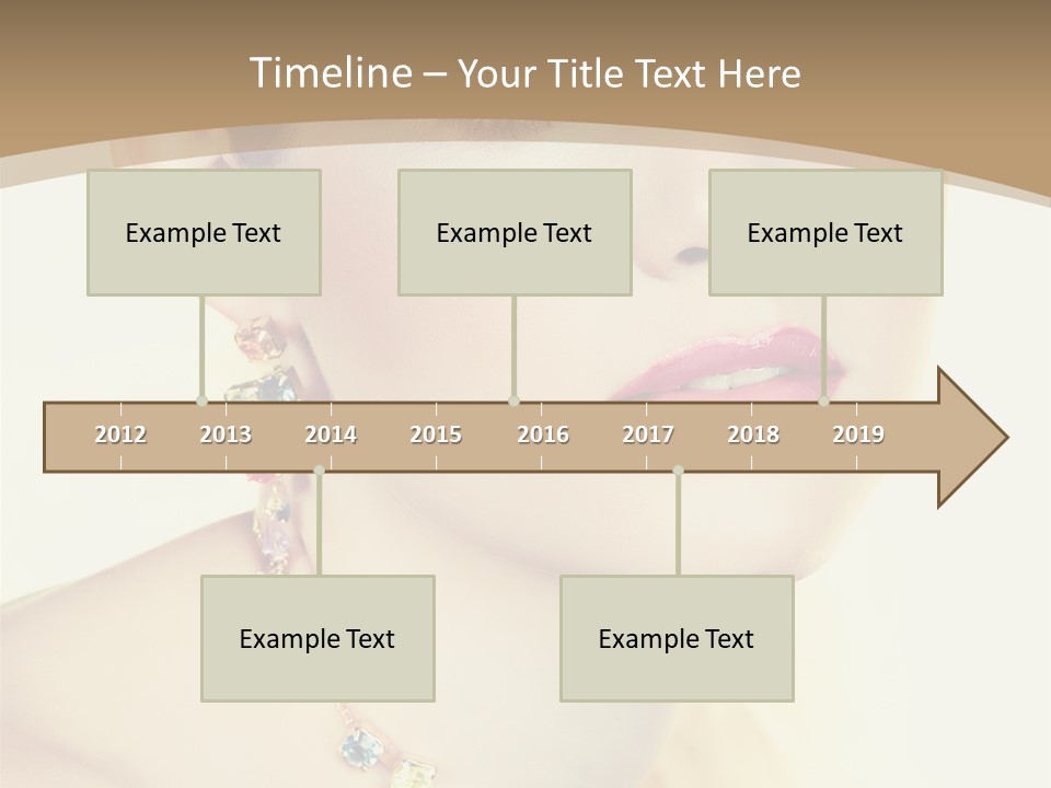 Seductive Smile PowerPoint Template