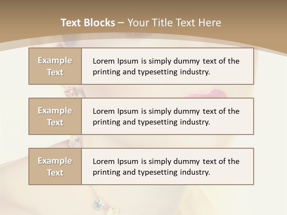 Seductive Smile PowerPoint Template