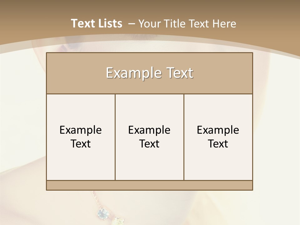 Seductive Smile PowerPoint Template
